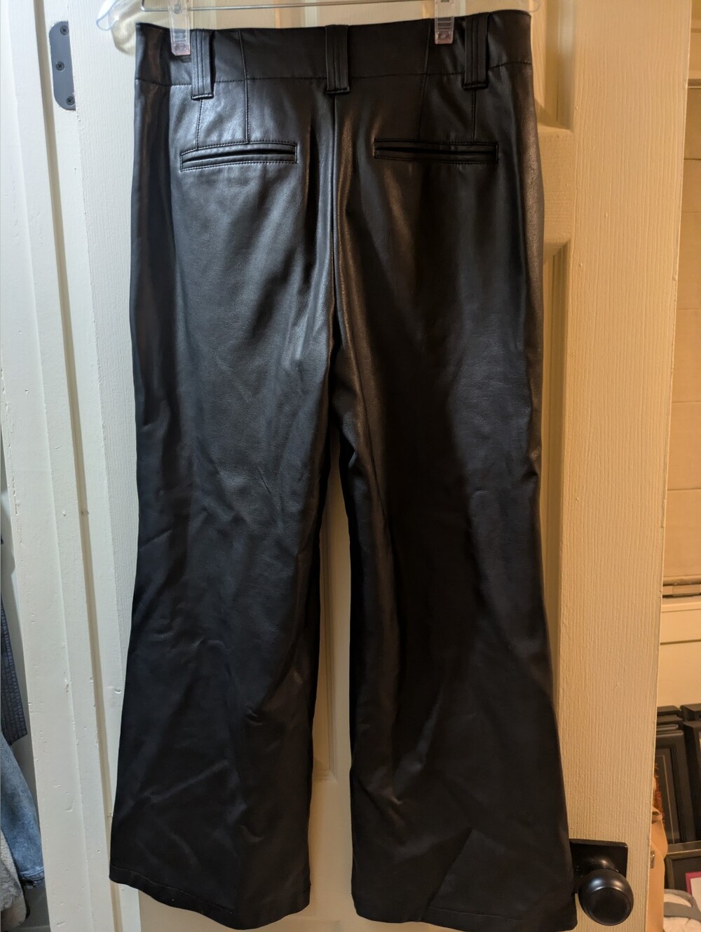 Anthropologie Vegan Leather Pants - Picture 4 of 5